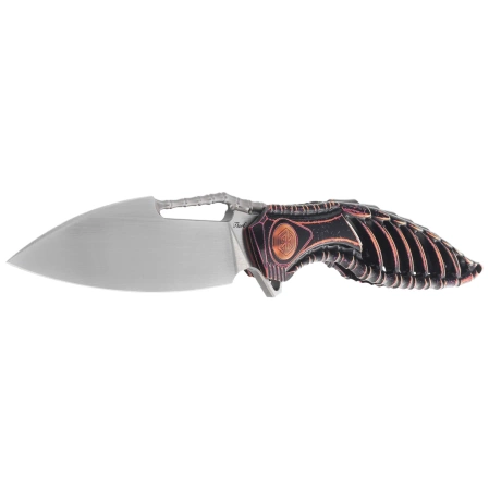 Nóż składany RikeKnife Thor6 Black / Purple Titanium, Satin M390 (RK Thor6-M-BP)