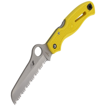 Spyderco Atlantic Salt Yellow FRN SpyderEdge Rescue Knife (C89SYL)