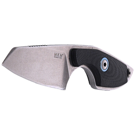 MKM Mikro 2 Black G10 Neck Knife, Stonewashed M390 by Jesper Voxnæs (MKMR02-GBK)