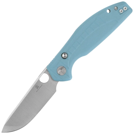 Bestechman Angry Owl Knife Grey G10, Satin/Stonewashed D2 by Keanu Alfaro (BMK12C-1)