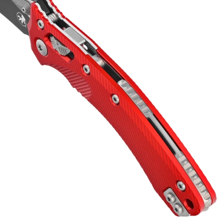Nóż składany Microtech Amphibian Ram-Lok S/E Fluted Red Aluminium, Black M390MK by Tony Marfione (137RL-1FLRD)