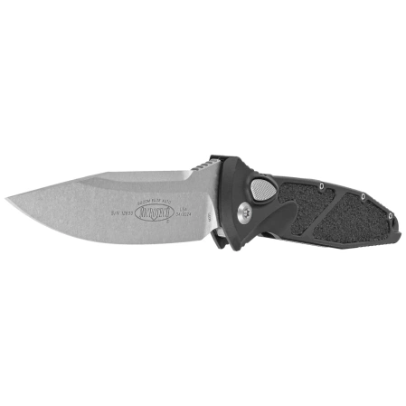 Nóż automatyczny Microtech Socom Elite Auto S/E Black Aluminium, Stonewashed M390 by Tony Marfione (160A-10)