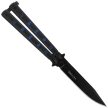Martinez Albainox Balisong Night Fighter II Knife Black Stainless Steel, Black 3Cr13MoV (02104)