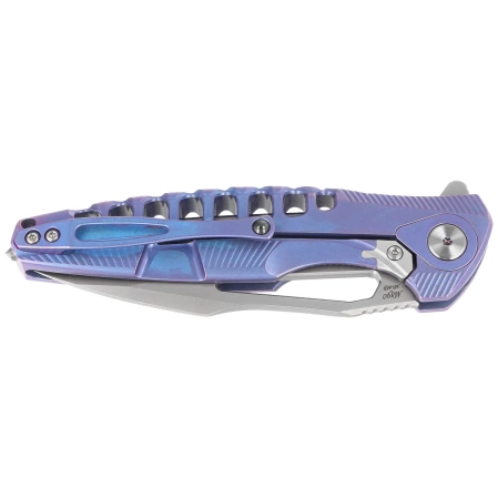 RikeKnife Thor 5 Blue Titanium, Satin M390 (RK-Thor5-B)