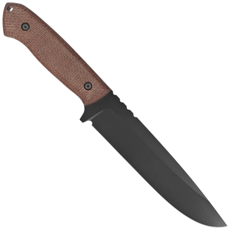 Za-Pas Expendable Brown Micarta, Black Cerakote NMV Knife