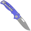 Demko AD20.5 CP Knife Blue #2 G10, Stonewashed CPM 20CV by Andrew Demko (AD20.5-20CV-BLUE 2 G10-CP)