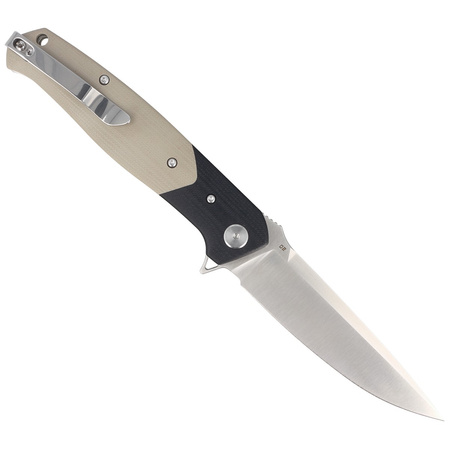 Bestech Knife Swordfish Black / Beige G10, Satin D2 (BG03B)