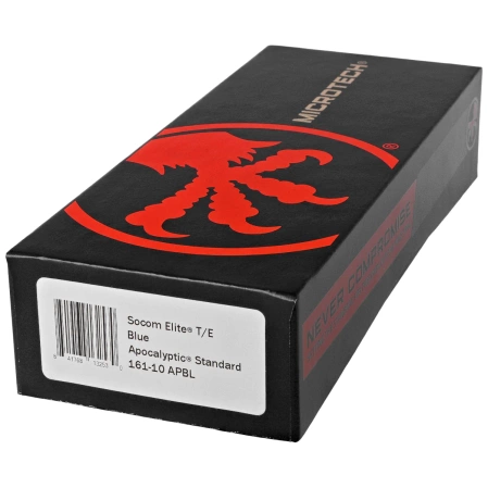 Nóż składany Microtech Socom Elite T/E-M Blue Aluminium, Apocalyptic M390MK by Tony Marfione (161-10APBL)