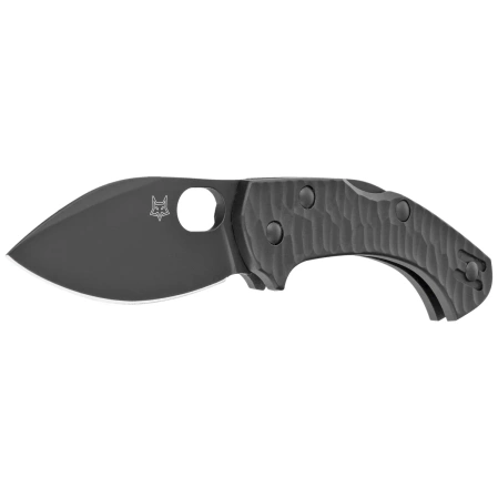 Nóż składany Fox Zero 2.0 Desert Warrior Black FRN, Black Top Shield Becut by Jens Ansø (FX-311 B)