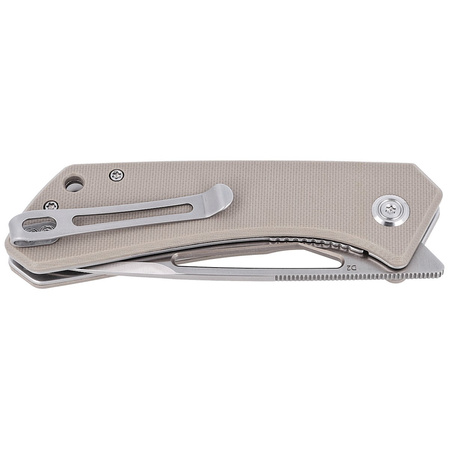 Kubey Thalia Knife Tan G10, Satin D2 (KU331F)