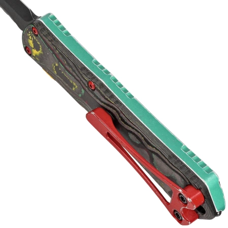 Heretic Knife Manticore S T/E Bounty Hunter/Camo Carbon, Battleworn Black Cerakote MagnaCut by Tony Marfione Jr.