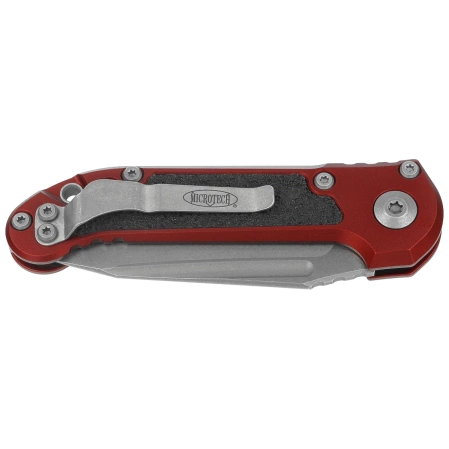 Microtech LUDT Gen III T/E Automatic Knife Merlot Aluminium, Apocalyptic M390MK by Tony Marfione (1136-10APMR)