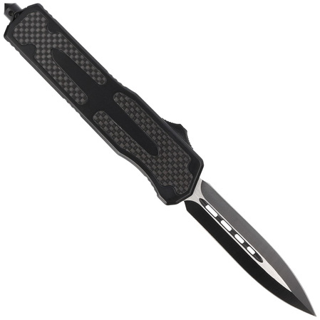 Nóż automatyczny Dulotec OTF Aluminium / Carbon Fiber, Two-Tone Finish 3Cr13MoV (K184A)