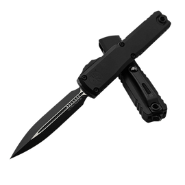 Microtech Ultratech Gen IV D/E OTF Knife Black Aluminum, Tactical M390MK by Tony Marfione (11224-1T)