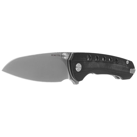 Remette RT-BEE-G w/Titanium Toothpick Knife Black G10, Ceramic Sandblasting 14C28N