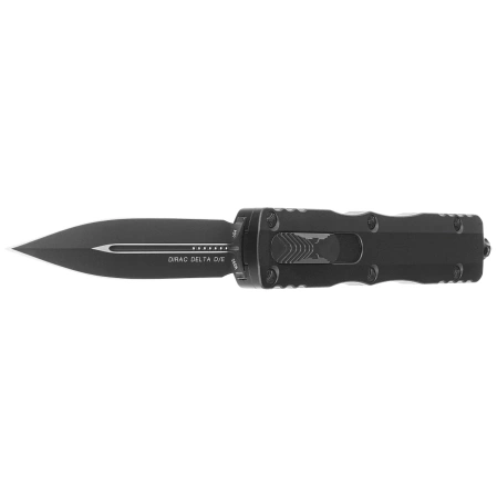 Nóż automatyczny OTF Microtech Dirac Delta D/E Black Aluminium, Tactical M390 by Tony Marfione (227-1T)