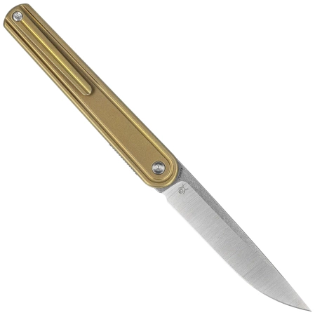 Bestech Ink Knife Bronze Titanium, Satin / Stonewashed MagnaCut by Denis Simonutti (BT2502B)