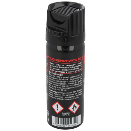 Zestaw 3x Gaz pieprzowy Sharg Nato Defence Gel 2mln Cone 50ml i 2x chusteczka dekontaminacyjna (40050-C)