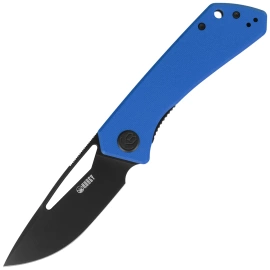 Nóż składany Kubey Thalia Blue G10, Blackwashed 14C28N (KU331P)