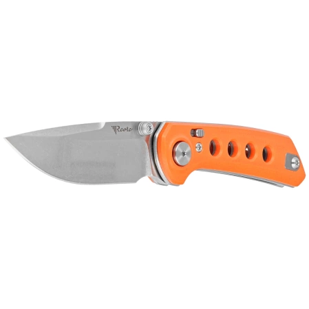 Reate PL-XT Orange G10, Stonewashed Nitro-V Knife