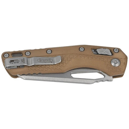 Microtech MSI S/E Knife Dark Earth Tri-Grip Polymer, Stonewashed P/S M390MK by Tony Marfione (210T-11PMDE)