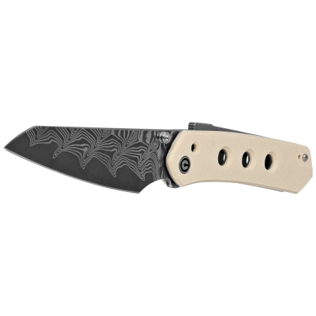 Nóż składany Civivi Vision FG Ivory G10, Damascus by Snecx Tan (C22036-DS1)