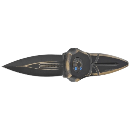 Nóż grawitacyjny Paragon Warlock-X Convergence Black Aluminium, Black Cerakote CPM S35VN (WLOCX-DUNE-THEME2)