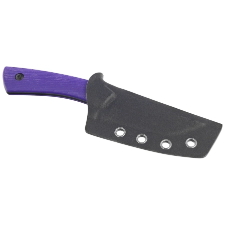 Bestech Step Knifew Purple G10, Black PVD D2 by Denis Simonutti (BFK06C)