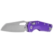 Microtech MSI S/E Knife Purple Slab Side Aluminium, Stonewashed M390MK by Tony Marfione (210-10PU)