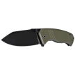 Civivi Placoid OD Green G10 Knife, Black Stonewashed 14C28N (C23079-3)