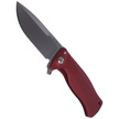 LionSteel SR11A Red Aluminum, Satin Sleipner by Molletta (SR11A RS)