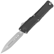 Microtech Combat Troodon Gen III D/E OTF Knife Black Aluminum, Apocalyptic M390MK by Tony Marfione (1142-10AP)