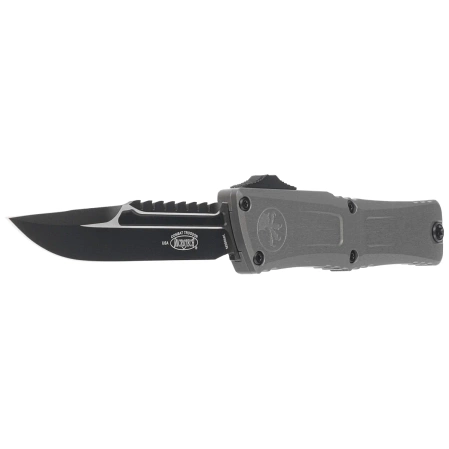 Nóż automatyczny OTF Microtech Combat Troodon Gen III Interceptor Signature Natural Clear Aluminium, Black M390MK by Tony Marfione (1217-1NCS)