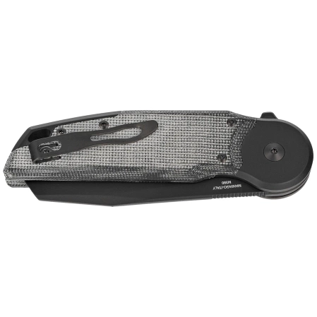 Fox Metamorphosis Black Micarta Knife, Black PVD M390 (FX-556-A2)