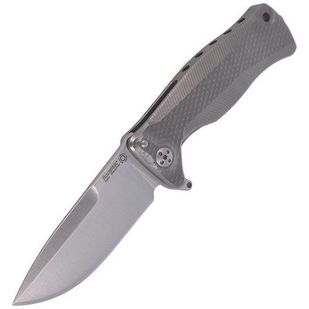 LionSteel SR11 Grey Titanium, Satin Sleipner by Molletta Knife (SR11 G)