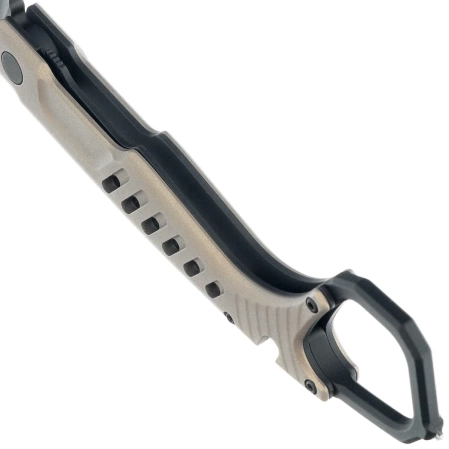 Extrema Ratio MH-STEALTH Knife Desert Aluminum, Black N690 (04.1000.0483/BLK/TM)