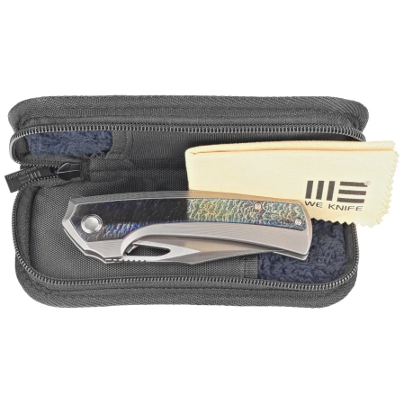 WeKnife Nefaris LE No 057/260 Gray/Flamed Titanium, Hand Rubbed Satin CPM 20CV (WE22040FA-1)