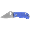 Spyderco Bug Knife Blue G10, Satin 12C27 (C133GBLP)