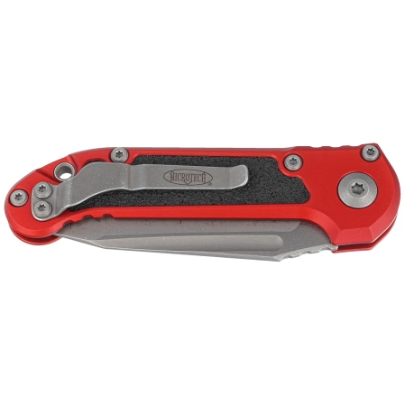 Nóż automatyczny Microtech LUDT Gen III T/E Red Aluminium, Apocalyptic M390MK by Tony Marfione (1136-10APRD)