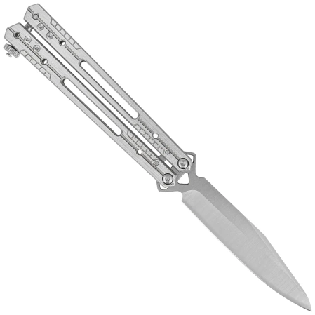 Nóż motylkowy Third Decor Habitat Balisong Satin Stainless Steel, Satin 420 (K2920B)