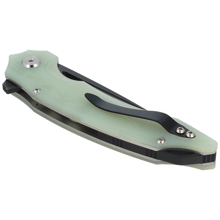 Bestech Ornetta Jade G10, Black/Satin D2 by Kombou Knife (BG50D)