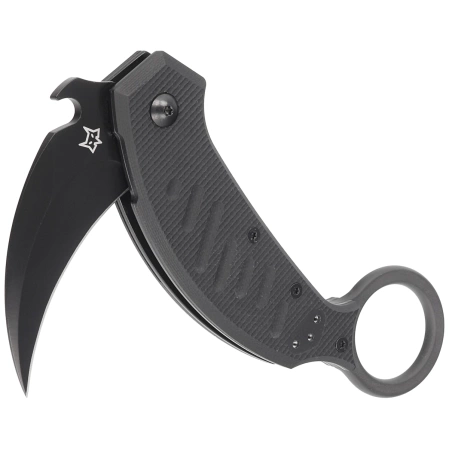 Nóż FOX PikAL / Karambit Black G10, Black Idroglider N690Co by Giuliano Ron (FX-826)