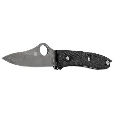 Nóż składany Spyderco SpyOpera Sprint Run Carbon Fiber, Damasteel Thor by Massimo Salice Sanna (C255CFPD)