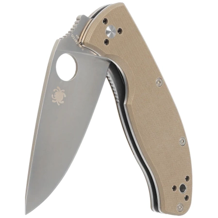 Spyderco Tenacious Brown G10, Satin CPM M4 by Eric Glesser (C122GBNM4P)