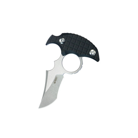 Nóż Kubey Stheno Black G10, Stonewashed 14C28N by MUZI Design (KU404A)