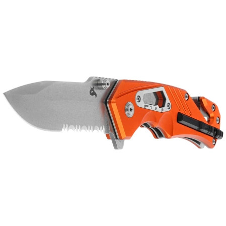 Nóż składany ratowniczy BlackFox Demand Orange Aluminium, Stonewashed D2 (BF-784 OR)