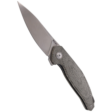 Nóż składany MKM Goccia Green Canvas Micarta, Satin M390 by Jens Ansø (MKGC-GC)