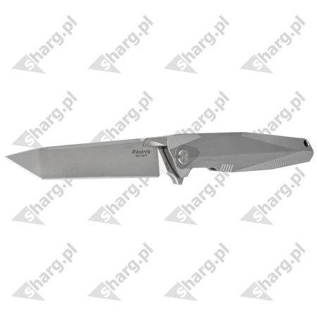 Nóż składany RikeKnife Framelock Gray Titanium, Satin M390 (RK1707T-P)