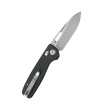 Kubey Bluff Black G10, Sandblasted 14C28N by Garet Caronna (KU248D)