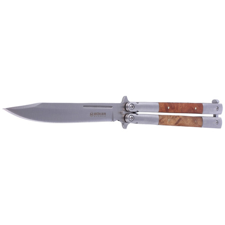 Nóż motylek Böker Magnum Balisong Wood Large (06EX405)